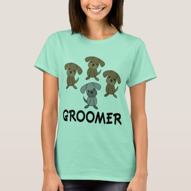 T-shirts Presente de ocupação de granizo de cães (Frente)