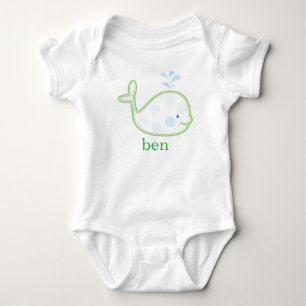 T-shirts Presente do bebê - baleia do bebê