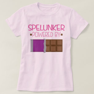T-shirts Presente do chocolate do Spelunker para ela