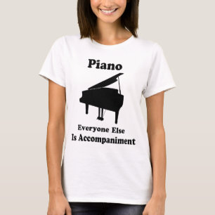 T-shirts Presente do piano