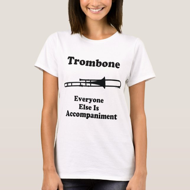 T-shirts Presente do Trombone (Frente)