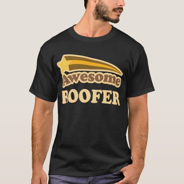 T-shirts Presente impressionante do Roofer (Frente)