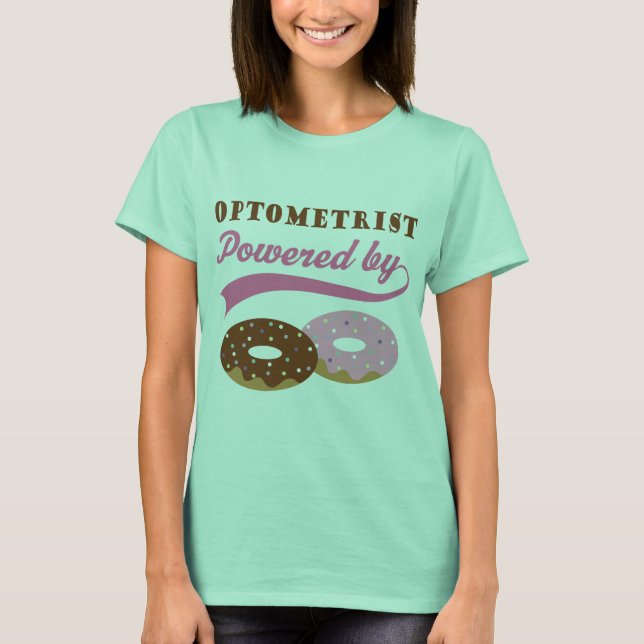 T-shirts Presente Optometrista (Rosquinhas) (Frente)