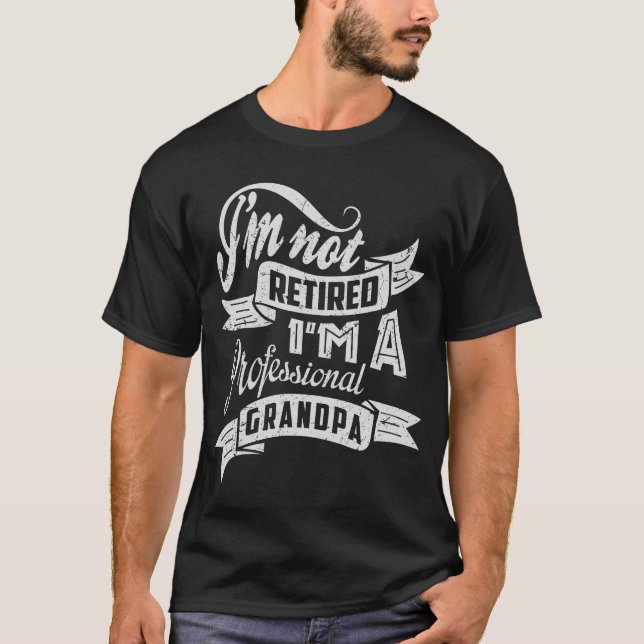 T-shirts Presente para vovô profissional (Frente)