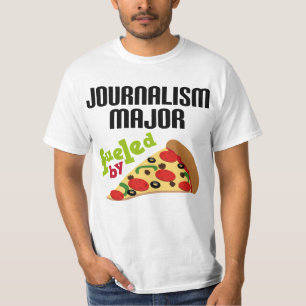 T-shirts Presente principal do jornalismo (pizza)