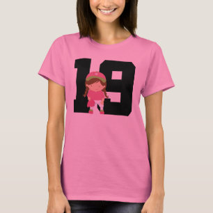 T-shirts Presente uniforme do número 19 do jogador de