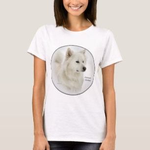 T-shirts Presentes americanos da arte do cão Eskimo