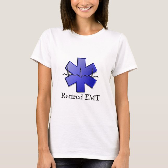 T-shirts Presentes aposentados de EMT (Frente)