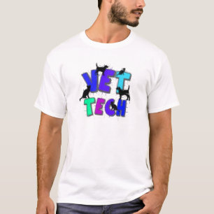 T-shirts Presentes artísticas da tecnologia do veterinári