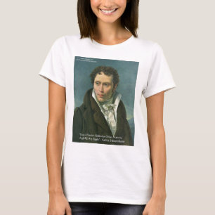 T-shirts Presentes com Citação de Arthur Schopenhauer "Naçõ