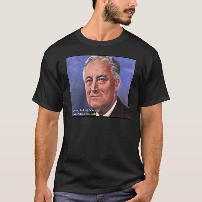 T-shirts Presentes com Citações de Sabedoria "Seja Breve" d (Frente)