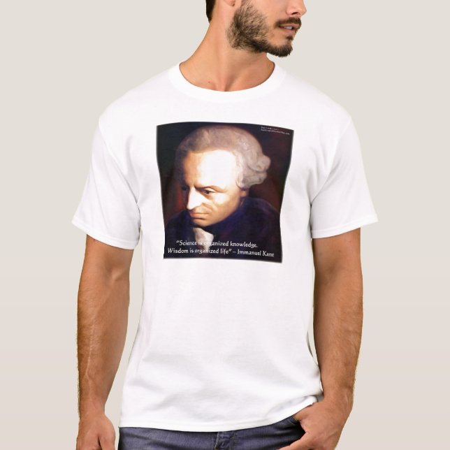 T-shirts Presentes da Citação de Ciência Vs Conhecimento de (Frente)