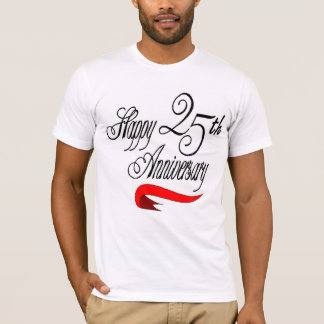 T-shirts Presentes de 25 de Aniversário