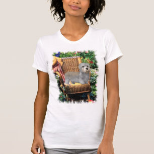 T-shirts Presentes de Arte Dandie Dinmont Terrier