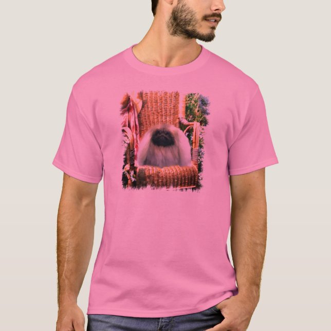 T-shirts Presentes de Arte Pekingeses (Frente)