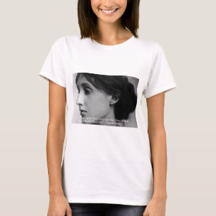 T-shirts Presentes de Citação de Virginia Woolf Jantar/Amar
