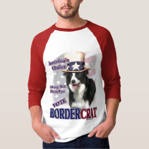 T-shirts Presentes de Collie de Borda