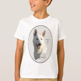T-shirts Presentes de German shepherd Branco