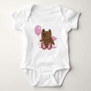 T-shirts Presentes de madeira bonitos do rolamento do urso