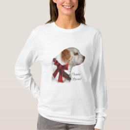 T-shirts Presentes de Natal Clumber Spaniel