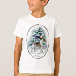 T-shirts Presentes de Natal de Fio Fox Terrier