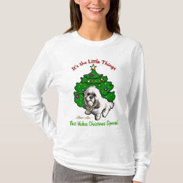 T-shirts Presentes de Natal de Lhasa Apso