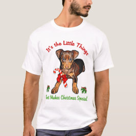 T-shirts Presentes de Natal Miniatura Pinscher