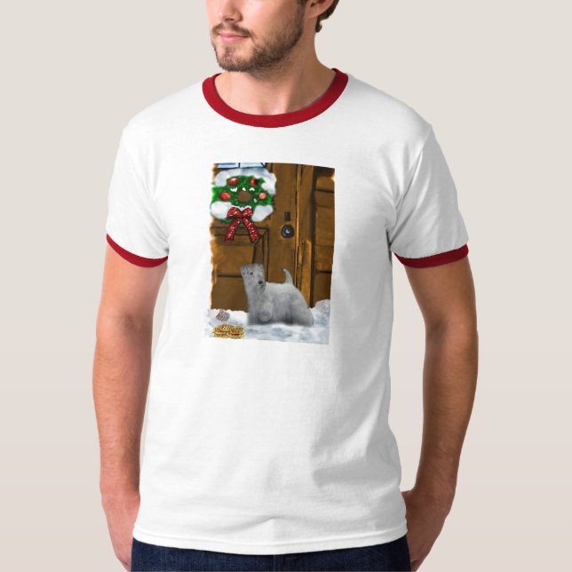 T-shirts Presentes de Natal Sealyham Terrier (Frente)