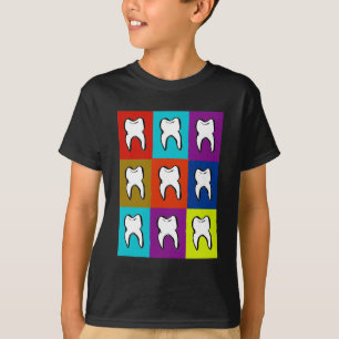 T-shirts Presentes de Popart do dentista