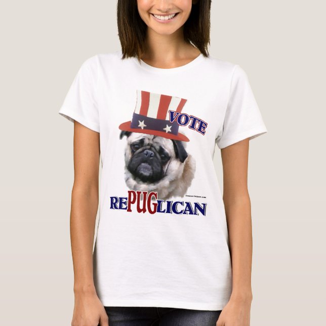T-shirts Presentes de Pug Lovers (Frente)