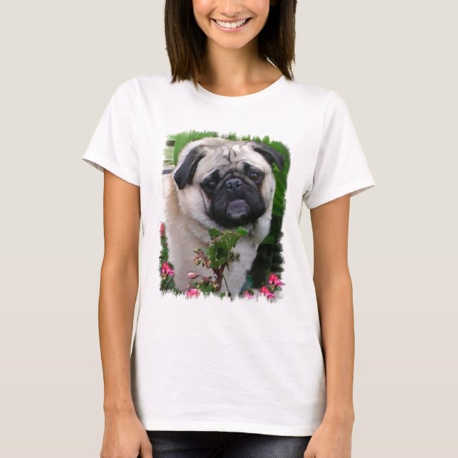 T-shirts Presentes de Pug Lovers (Frente)
