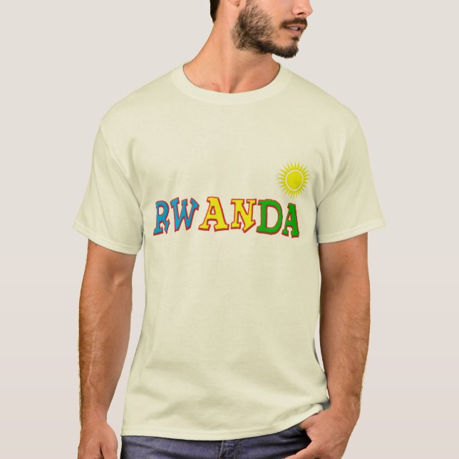 T-shirts Presentes de Rwanda (Frente)