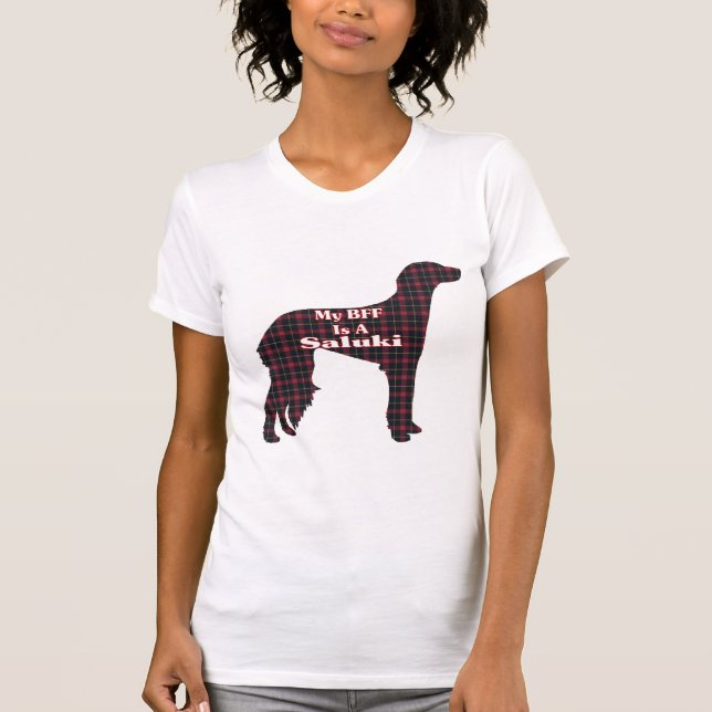 T-shirts Presentes de Saluki BFF (Frente)