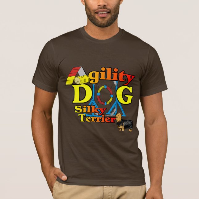 T-shirts Presentes de Sensível_Terrier_Agilidade (Frente)