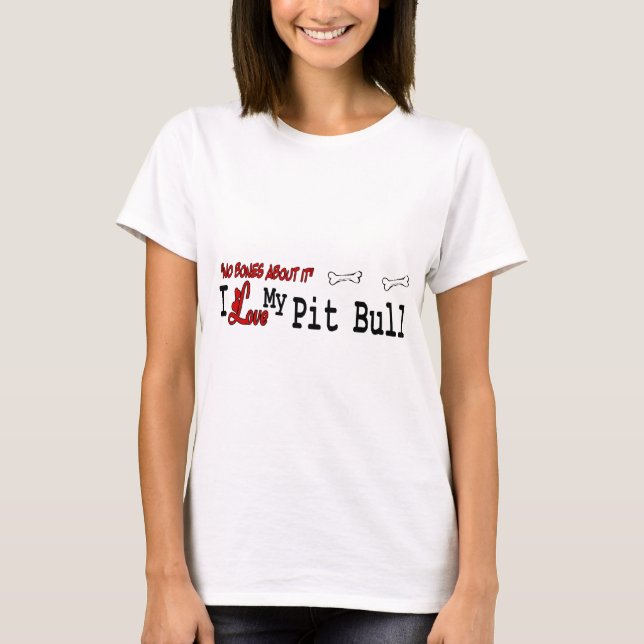 T-shirts Presentes de Terrier Bull, Bull, na América (Frente)