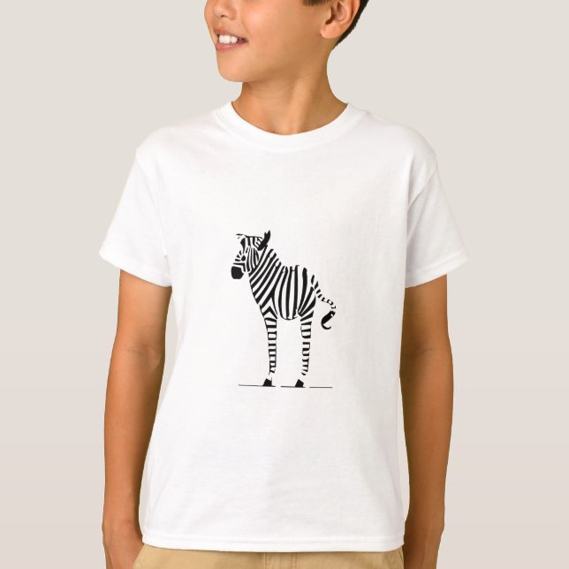 T-shirts Presentes de Zebra Lovers (Frente)