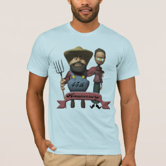 T-shirts Presentes do 45º aniversário de casamento