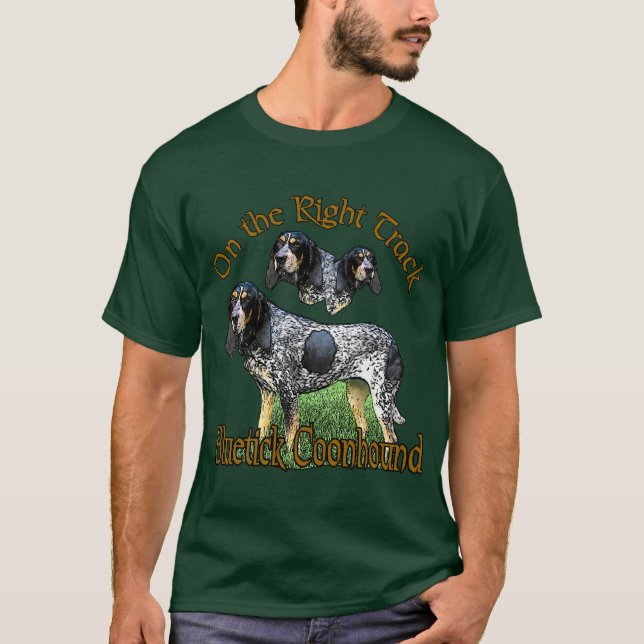 T-shirts Presentes do Bluetick Coonhound (Frente)
