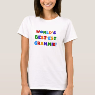T-shirts Presentes do Melhor-est Grammie do mundo brilhante