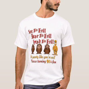 T-shirts Presentes do partido de aniversário de 40 anos