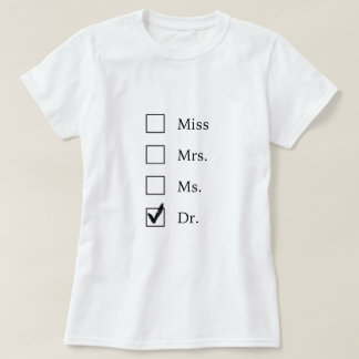 T-shirts Presentes do PhD para mulheres