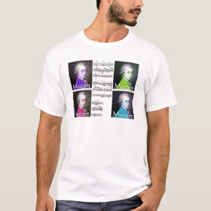 T-shirts Presentes dos amantes de Mozart