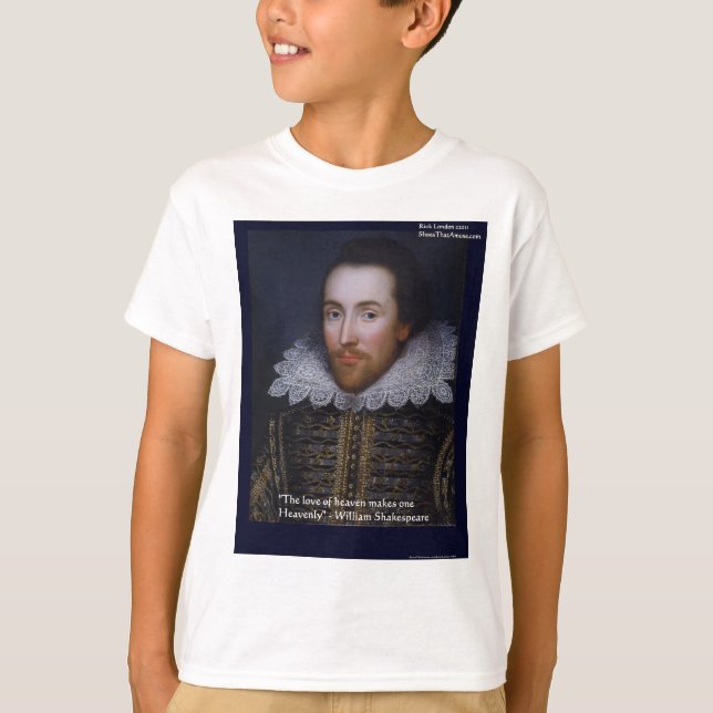 T-shirts Presentes e Cartões com Citação de Shakespeare "Am (Frente)