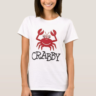 T-shirts presentes e roupa crabby do caranguejo