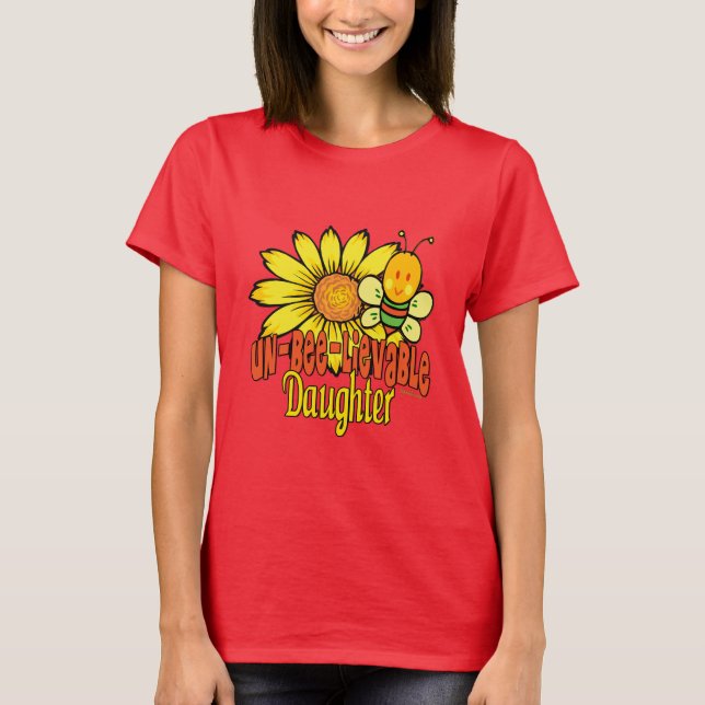 T-shirts Presentes Funky para filhas (Frente)