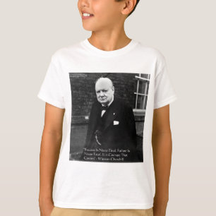 T-shirts Presentes "O Sucesso Nunca é Definitivo" de Winsto