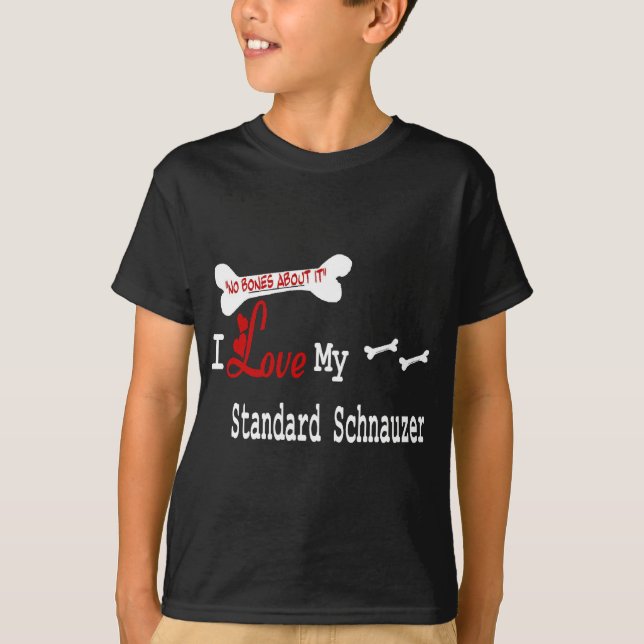 T-shirts Presentes Standard Schnauzer (Frente)