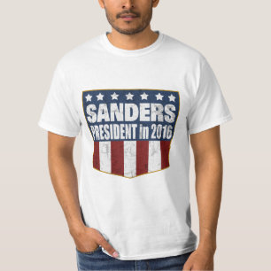 T-shirts Presidente das máquinas de lixar de Bernie em 201