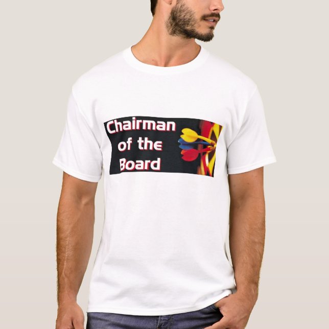 T-shirts Presidente do quadro de direcção - dardos #2 (Frente)