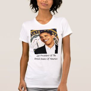 T-shirts Presidente dos Estados Unidos de Obama 45Th